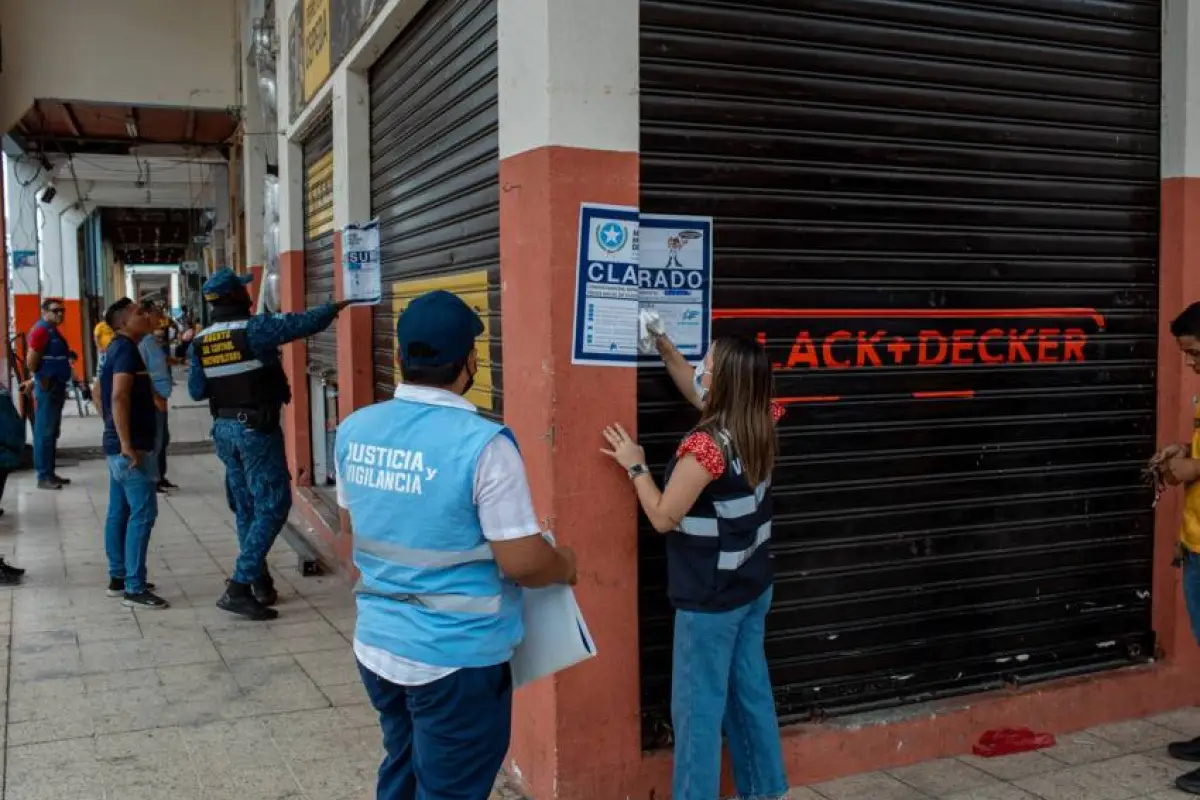 Controles municipales en Guayaquil dejan 71 clausuras , Municipio de Guayaquil