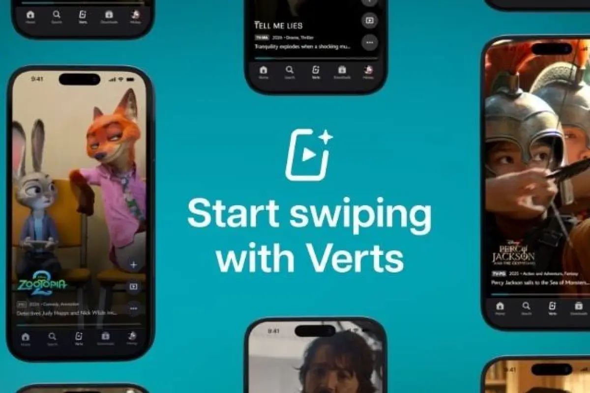 La interfaz de Disney+ ahora incluye una sección vertical muy moderna.