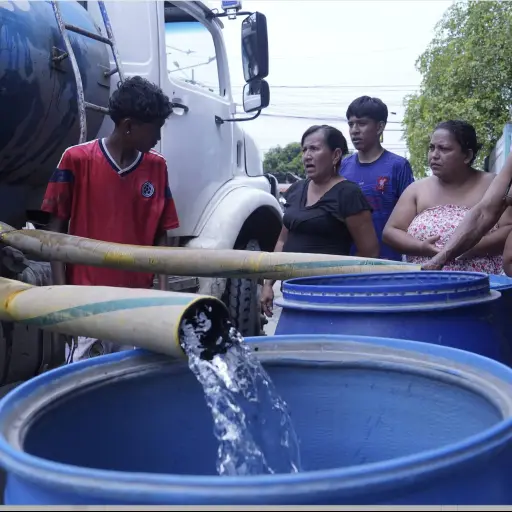 Durán lleva ya tres semanas sin agua potable