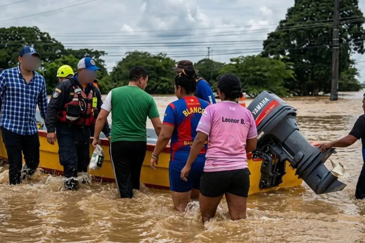 Tragedia en Babahoyo: Varias personas desaparecen durante el naufragio de una embarcación, la búsqueda continúa.