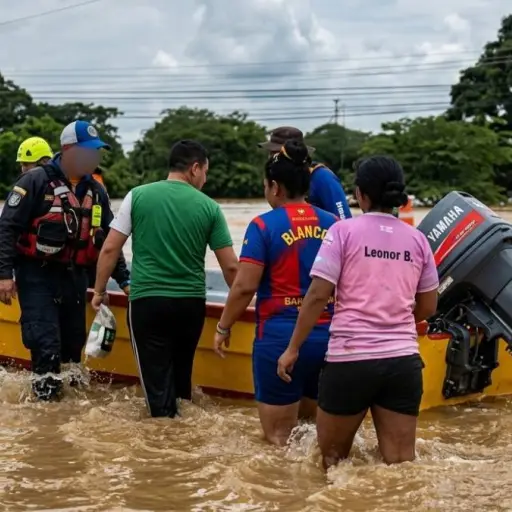 Tragedia en Babahoyo: Varias personas desaparecen durante el naufragio de una embarcación, la búsqueda continúa