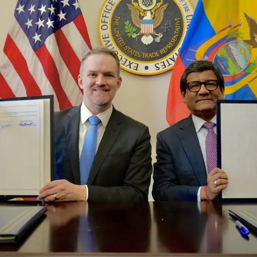 Ecuador logra acuerdo comercial con Estados Unidos: estos productos podrán entrar con arancel cero