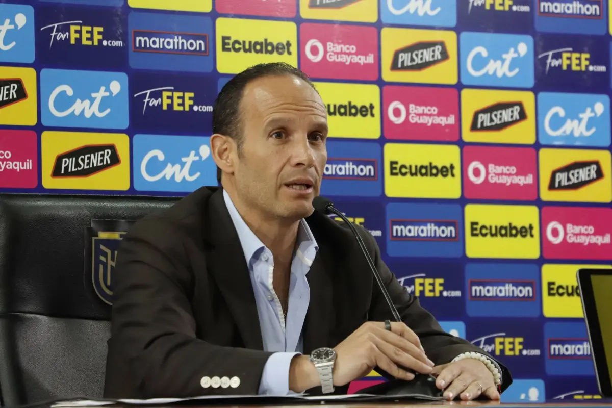 Francisco Egas, presidente de la Federación Ecuatoriana de Fútbol