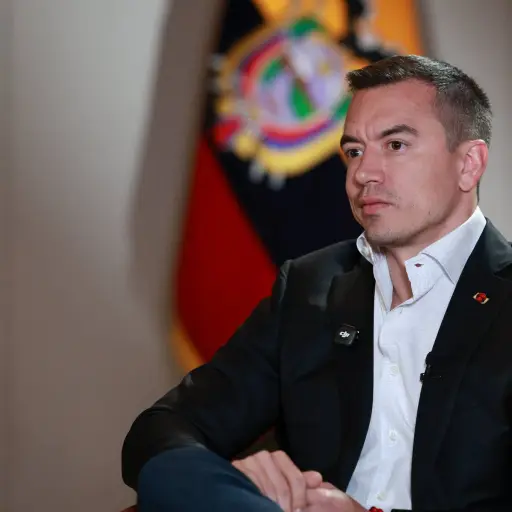 Daniel Noboa: más del 70 % de la droga en Ecuador ingresa desde Colombia