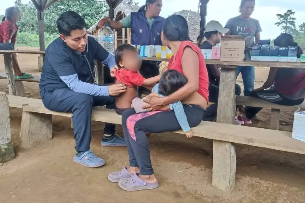 Personal de Ministerio de Salud Pública realiza atenciones en Taisha, Morona Santiago.
