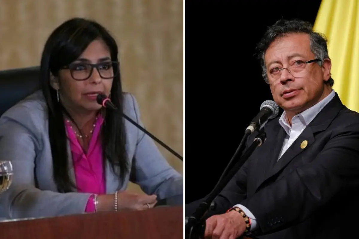 Delcy Rodríguez y Gustavo Petro tendrá una reunión en la frontera de Colombia y Venezuela. 