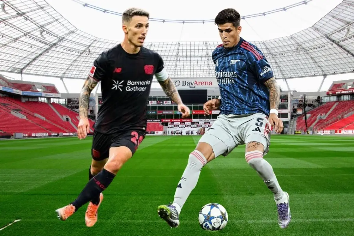 Alejandro Grimaldo y Piero Hincapié fueron compañeros en Bayer Leverkusen