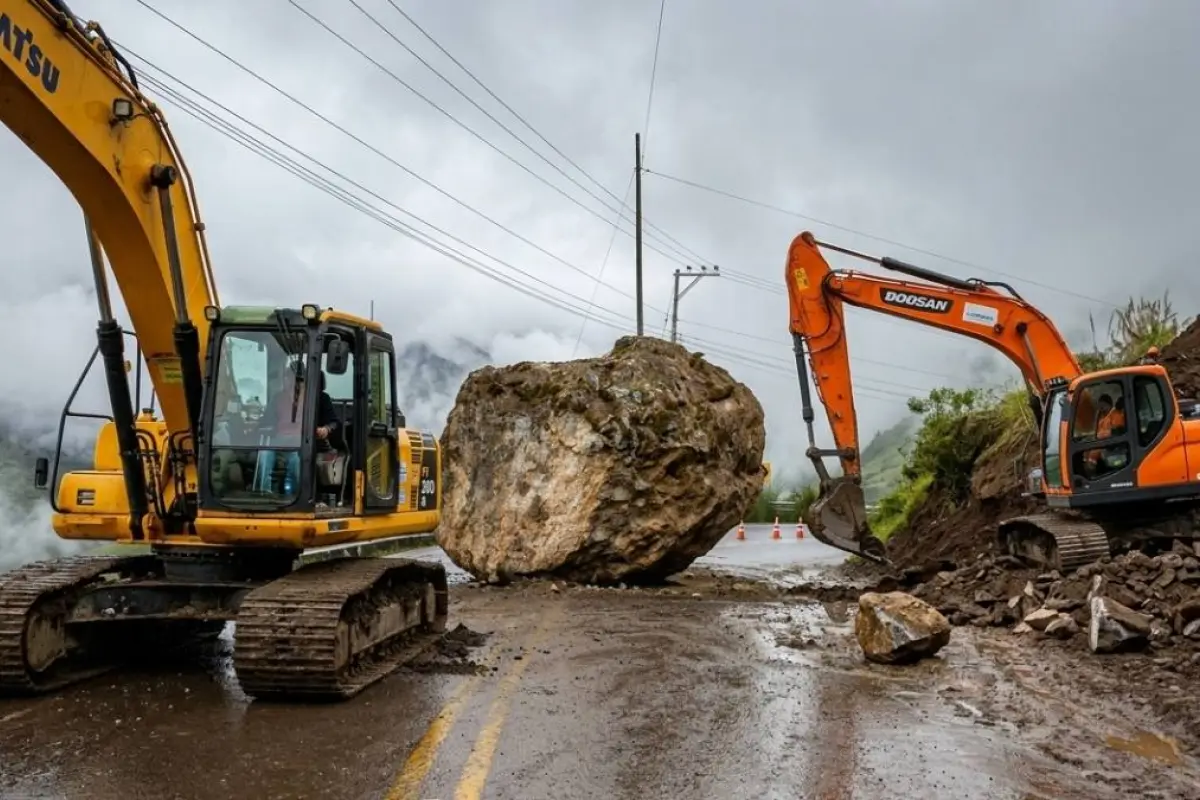 Estado de vías en Ecuador: Lluvias intensas afectan la red vial del país y causan cierre de rutas, conozca cuáles son.