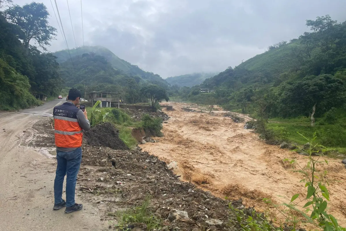 Una veintena de ríos se han desbordado en el país a causa de las fuertes lluvias. 