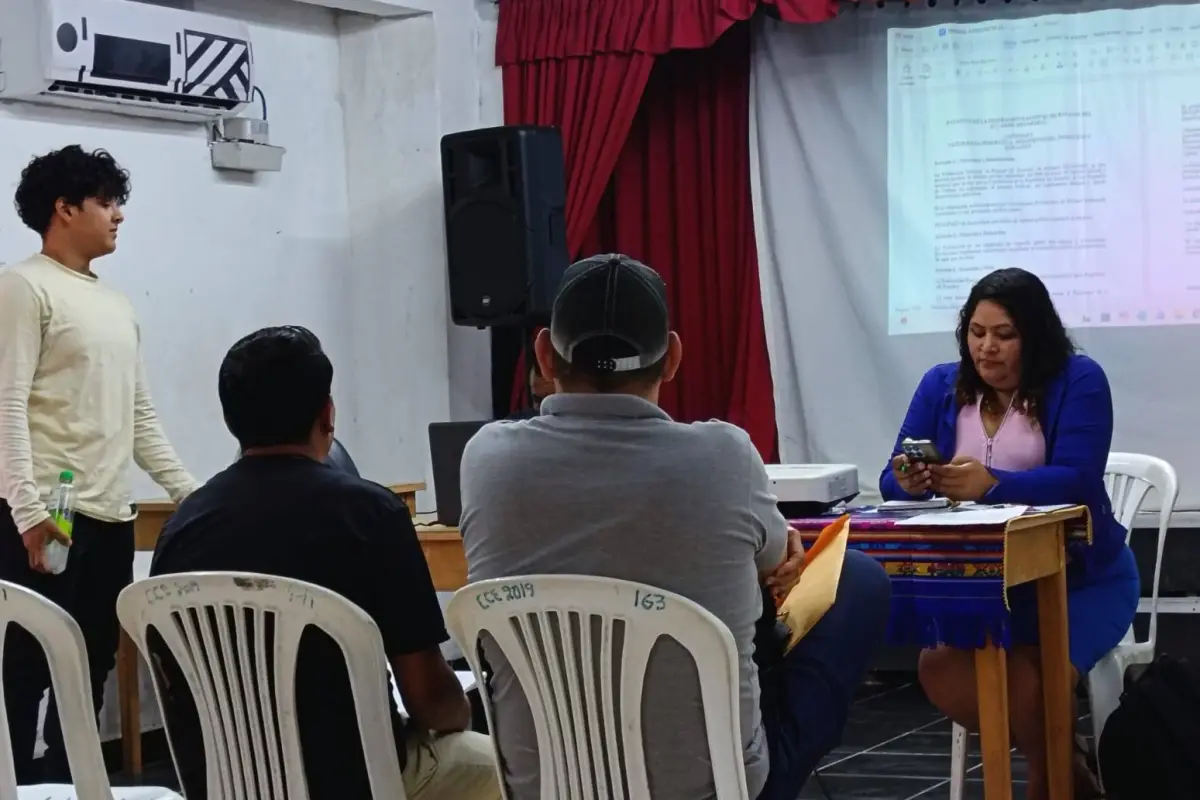 La reunión se desarrolló en las instalaciones de la Casa de la Cultura de Santo Domingo., Centro