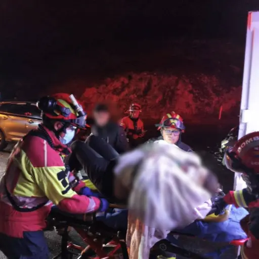 Siete heridos en accidente de tránsito en la vía Quito-Papallacta