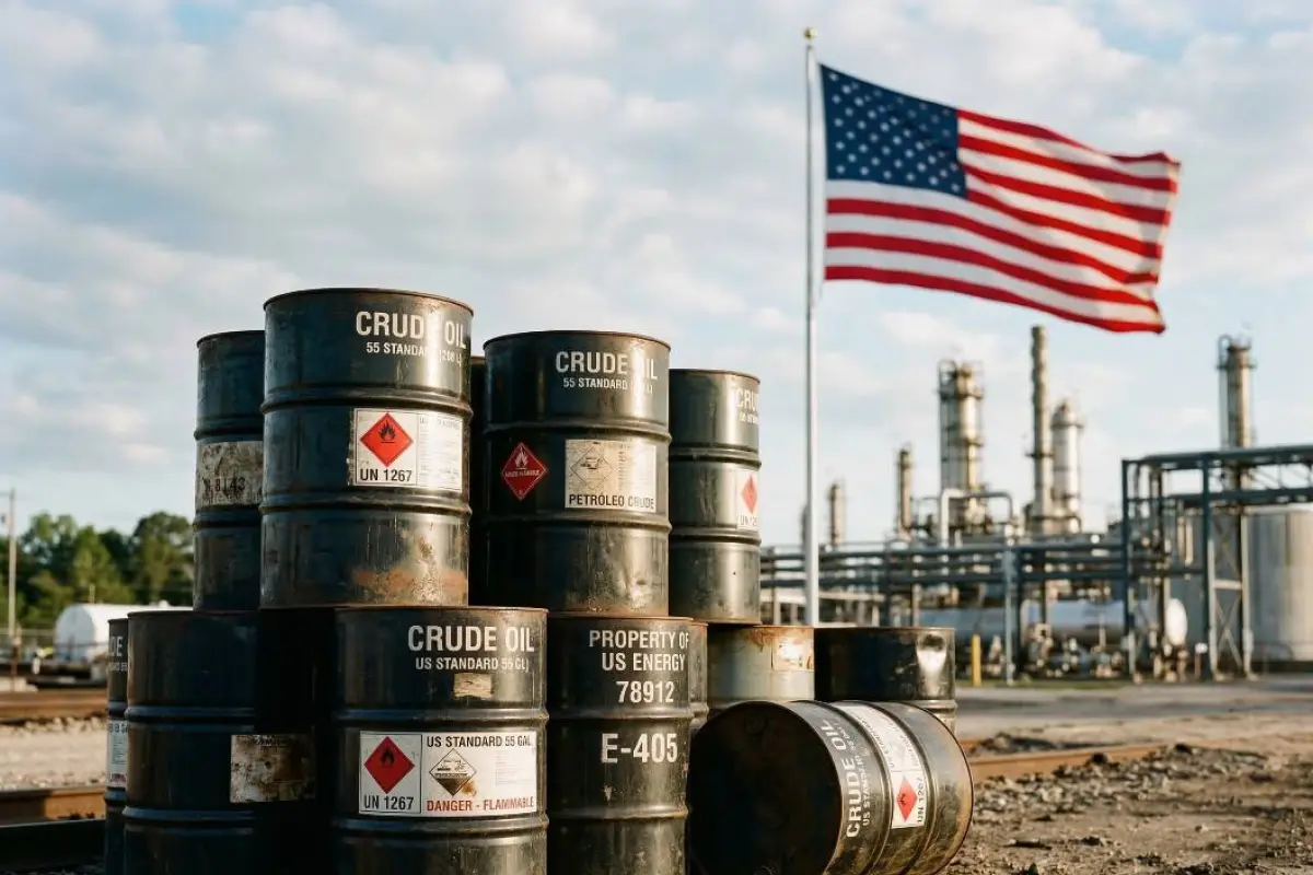 Reserva estratégica de petróleo de Estados Unidos tras el anuncio de liberación de 172 millones de barriles para responder al alza del crudo en el mercado internacional.
