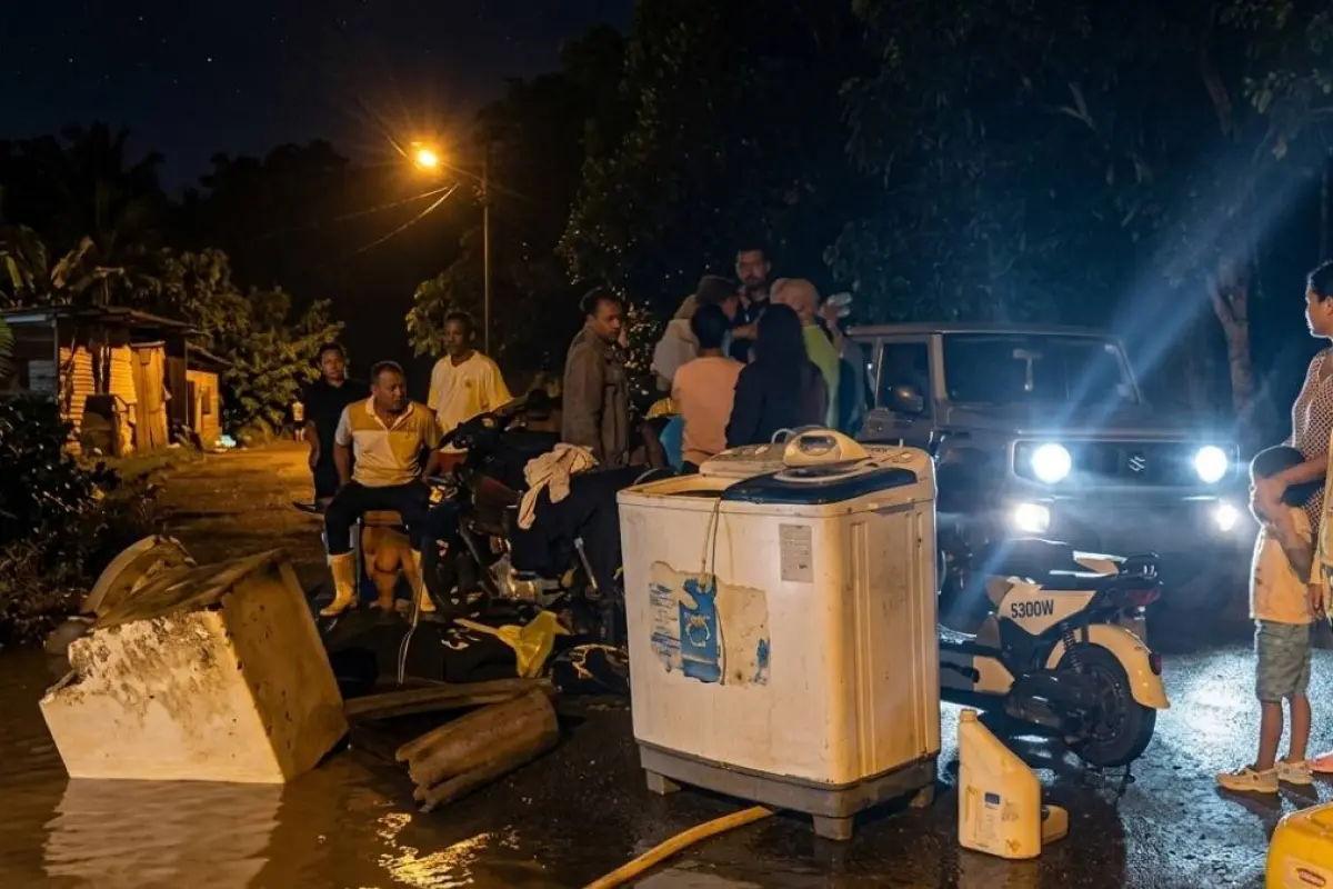 Emergencia en Chone, provincia de Manabí, tras el desbordamiento de los ríos Garrapata y Mosquito.