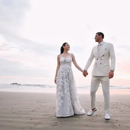 ¡Boda secreta! Valentina Centeno se casa y revela que Noboa ofició la ceremonia