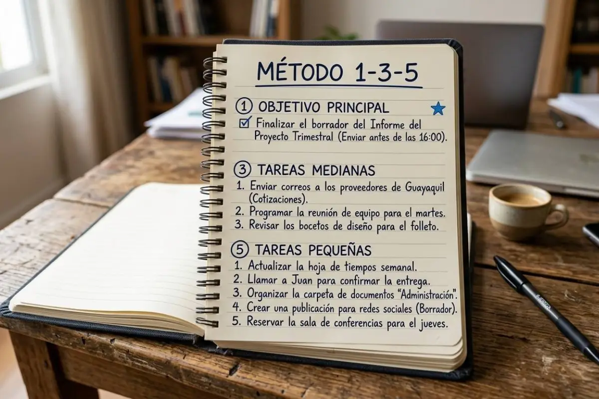 El método 1-3-5 se posiciona como una alternativa práctica para organizar las finanzas personales y familiares., Inteligencia Artificial. 