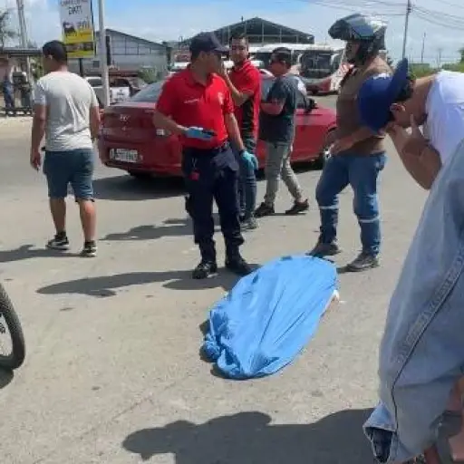 Adulto mayor fallece tras ser atropellado en la vía Manta–Jaramijó