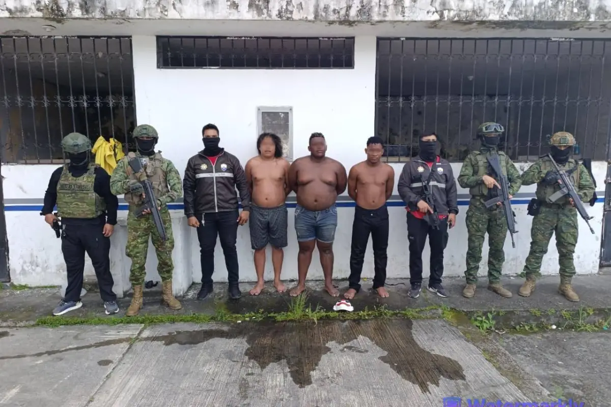 Operación militar en Quinindé deja tres detenidos y varias armas incautadas