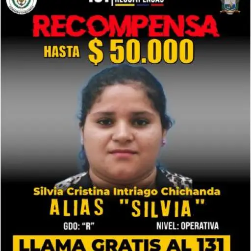 Santo Domingo: Policía ofrece hasta USD 50.000 por información que permita capturar a alias “Silvia”