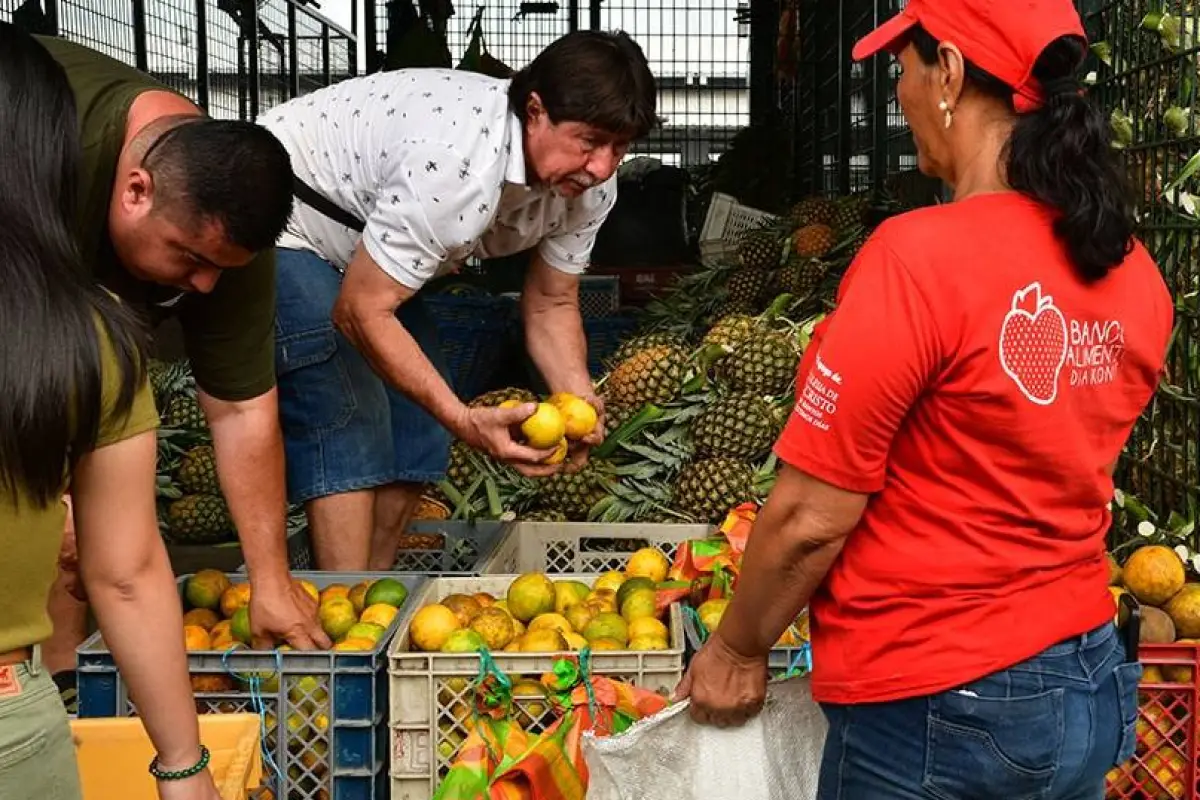 63 toneladas de frutas y verduras han sido recuperadas en Guayaquil en 2026 mediante el proyecto Fruver.