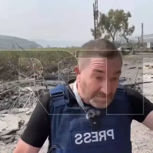 Misil explotó a metros de un periodistas de la cadena RT y su camarógrafo en pleno reportaje, en Líbano  