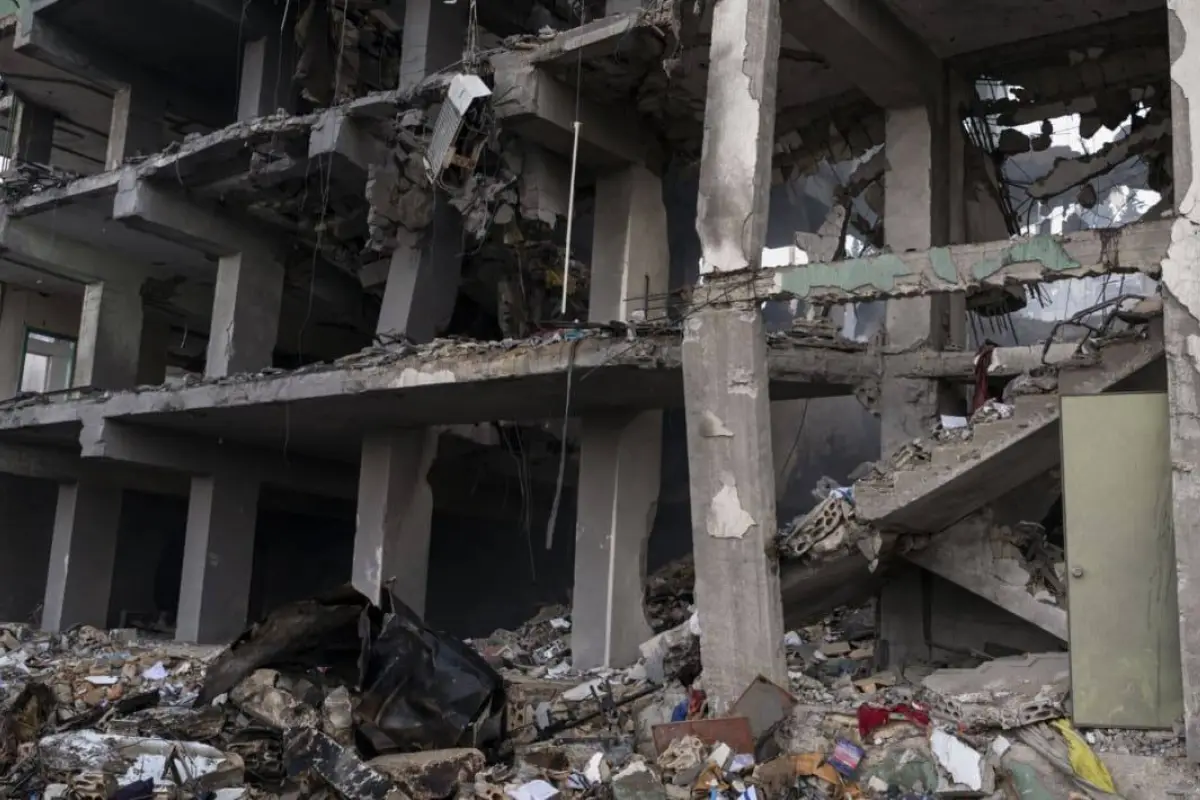 Los bombardeos también destruyen hospitales. , X: @amnestyusa