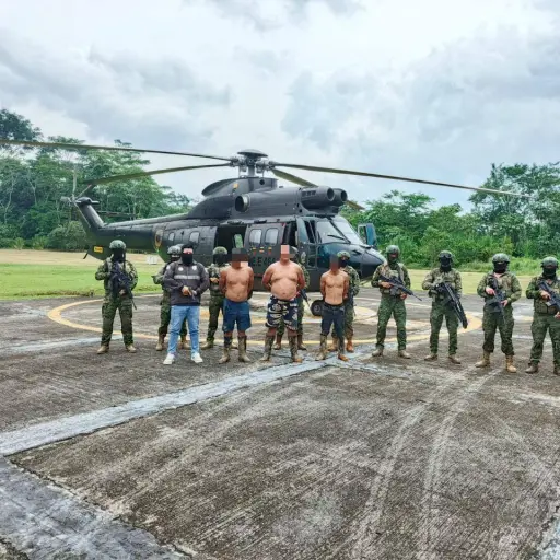 Operativo militar desarticula minería ilegal en Alto Punino y deja tres detenidos