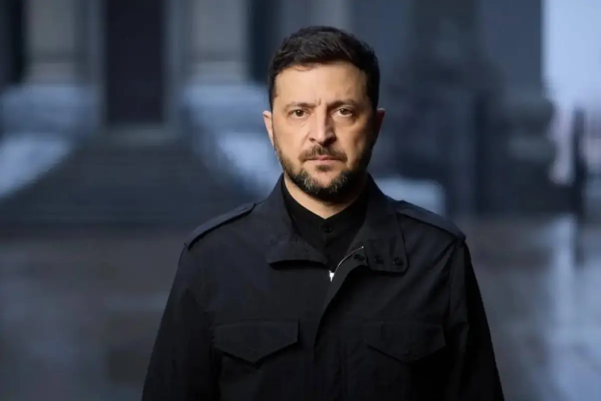 El mandatario ucraniano Volodimir Zelenski. 