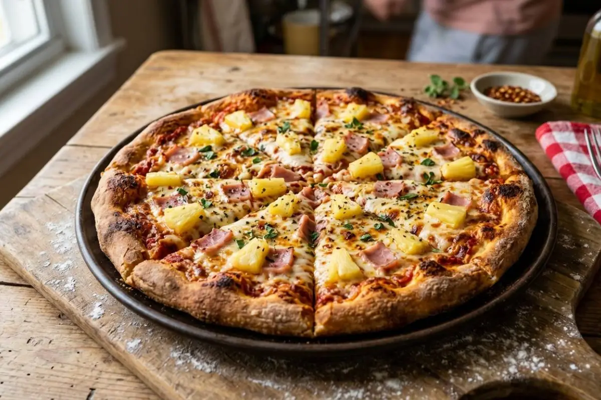 La pizza hawaiana es muy popular en América Latina.