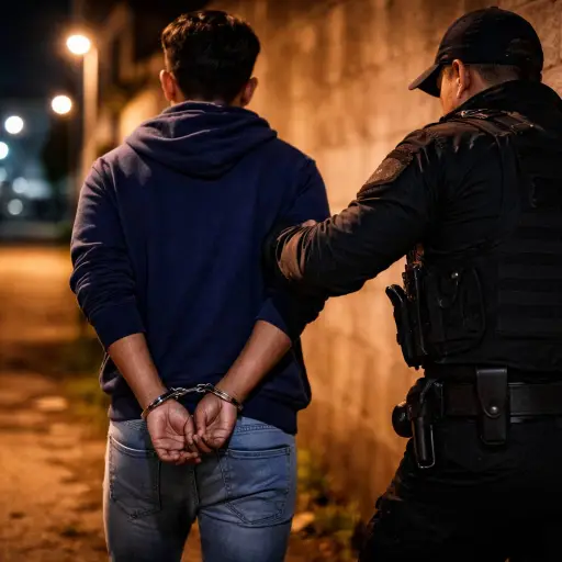 Adolescente fue sorprendido con una pistola en Santo Domingo durante control policial