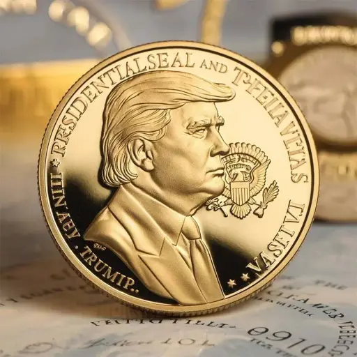 Comisión aprueba diseño de moneda conmemorativa con imagen de Donald Trump