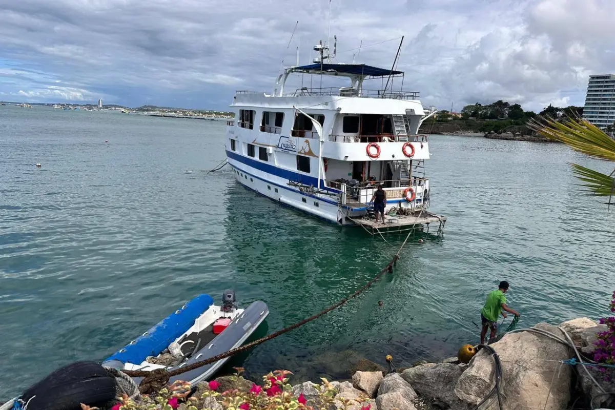 ULEAM incorpora el yate “Angelito I” como laboratorio flotante., Cortesía 