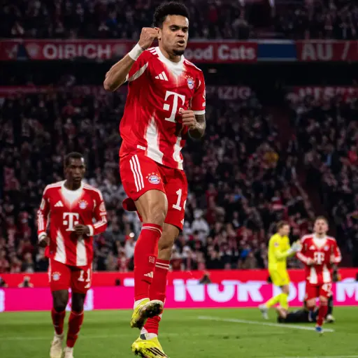 Luis Díaz iguala récord de James Rodríguez con 14 goles en Bundesliga tras triunfo del Bayern Múnich
