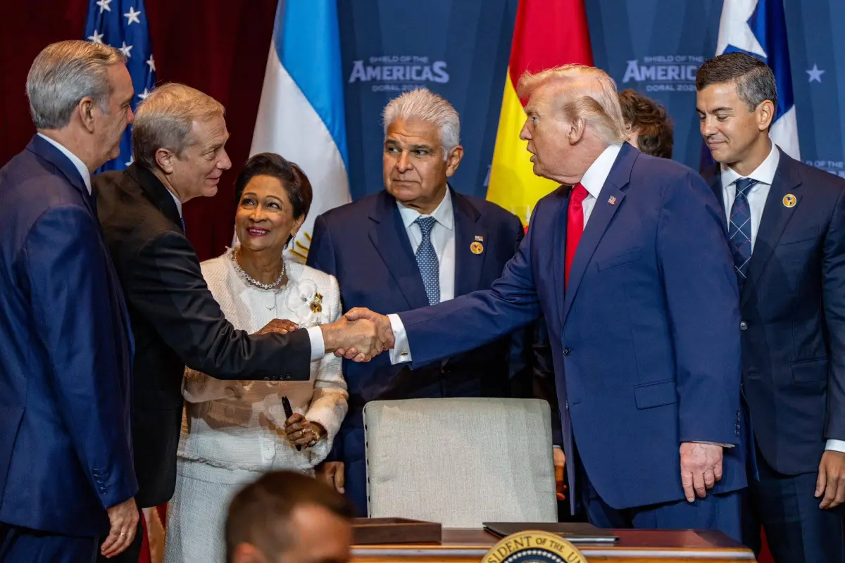 Kast alaba la política exterior de Trump para la región latinoamericana en una breve conversación en Miami, José Kast