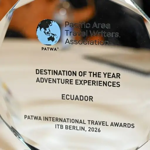 Ecuador gana premio ‘Destino del Año en Aventura’ en la ITB Berlín 2026