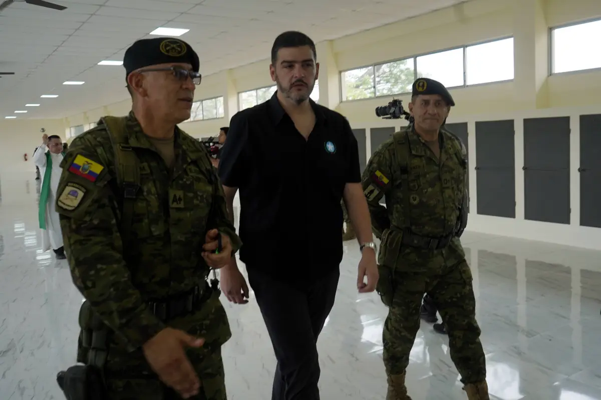 El alcalde de Guayaquil Aquiles Alvarez durante un evento en la ciudad., API