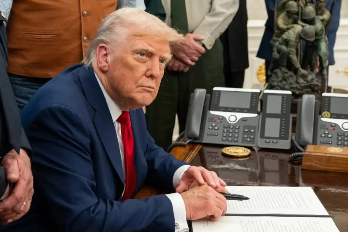 El  presidente de Estados Unidos, Donald Trump.
