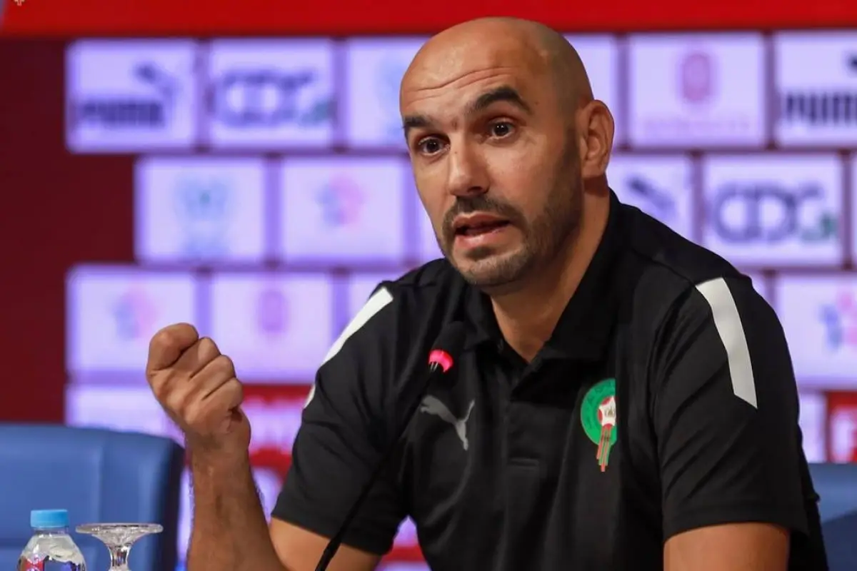 Walid Regragui dejó su cargo como seleccionador de Marruecos.