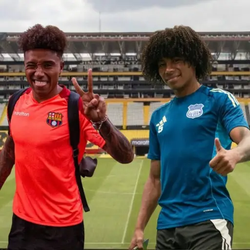 Jonathan y Angelo Mina: hermanos rivales en el Clásico del Astillero entre Barcelona SC y Emelec  