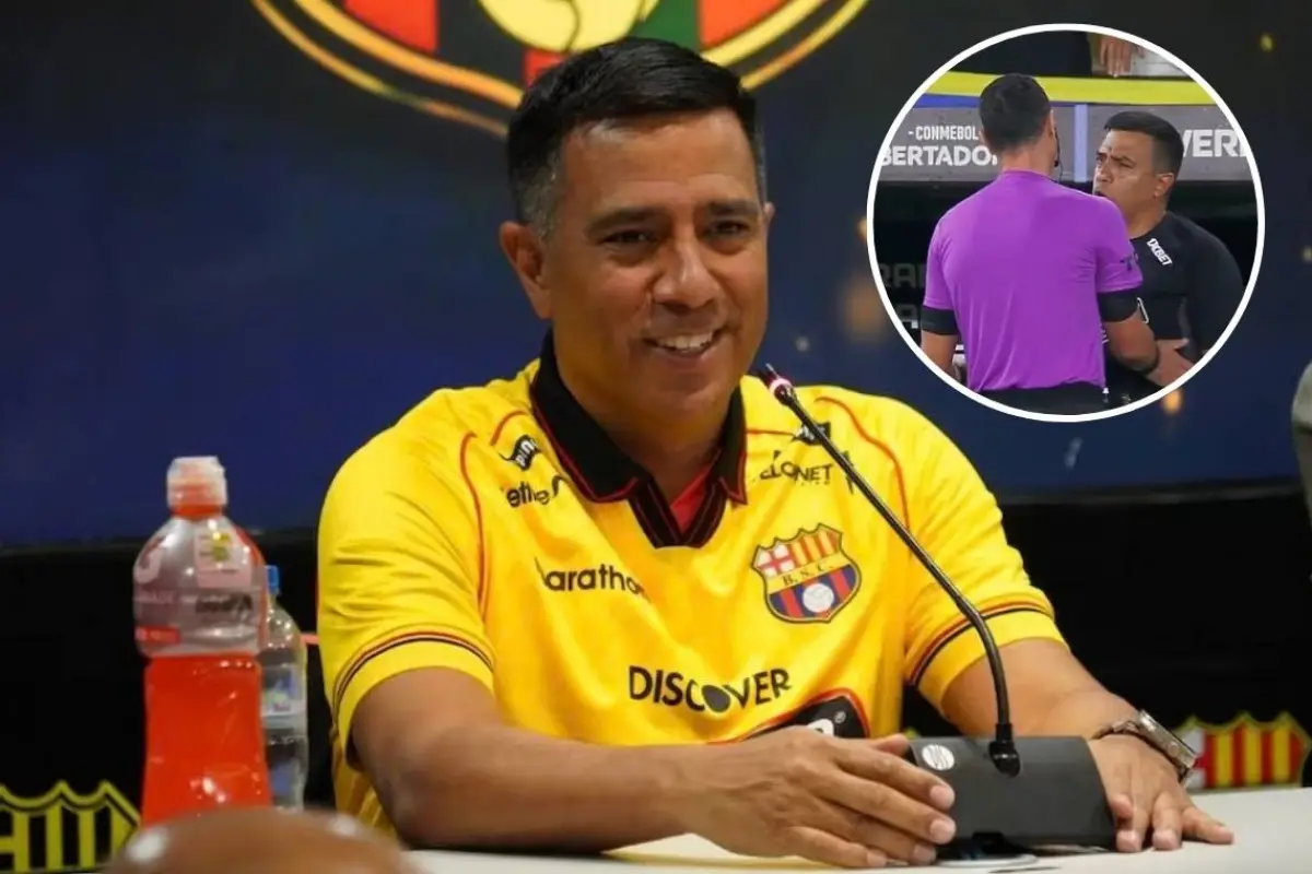 César Farías, DT de Barcelona, criticó al árbitro Wilman Roldán