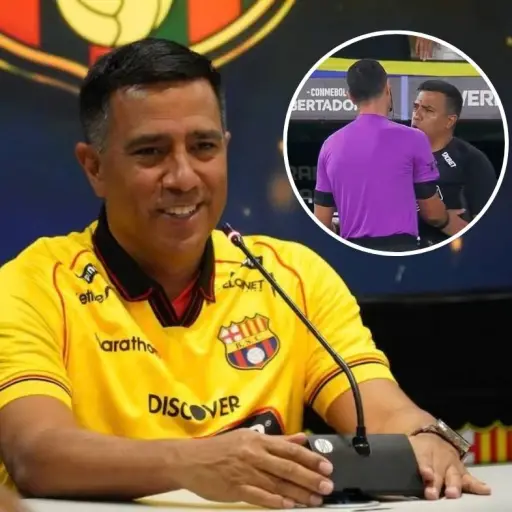 César Farías critica decisión de Wilmar Roldán tras expulsión en Barcelona SC vs Botafogo  