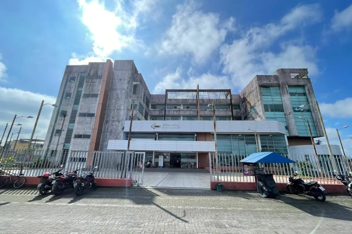 La casa judicial se ubica en la avenida Abraham Calazacón., Cortesía