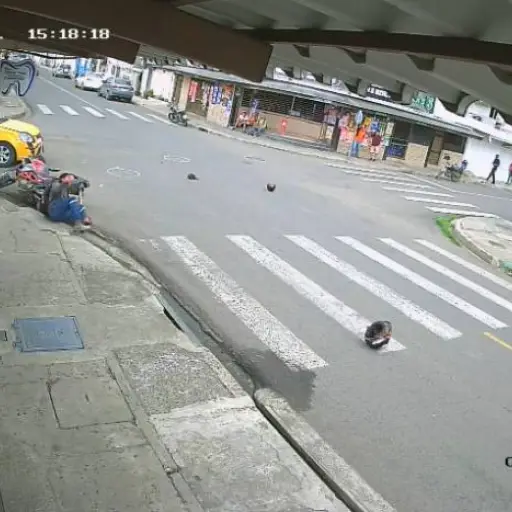 Impactante accidente de tránsito en Portoviejo quedó registrado en video