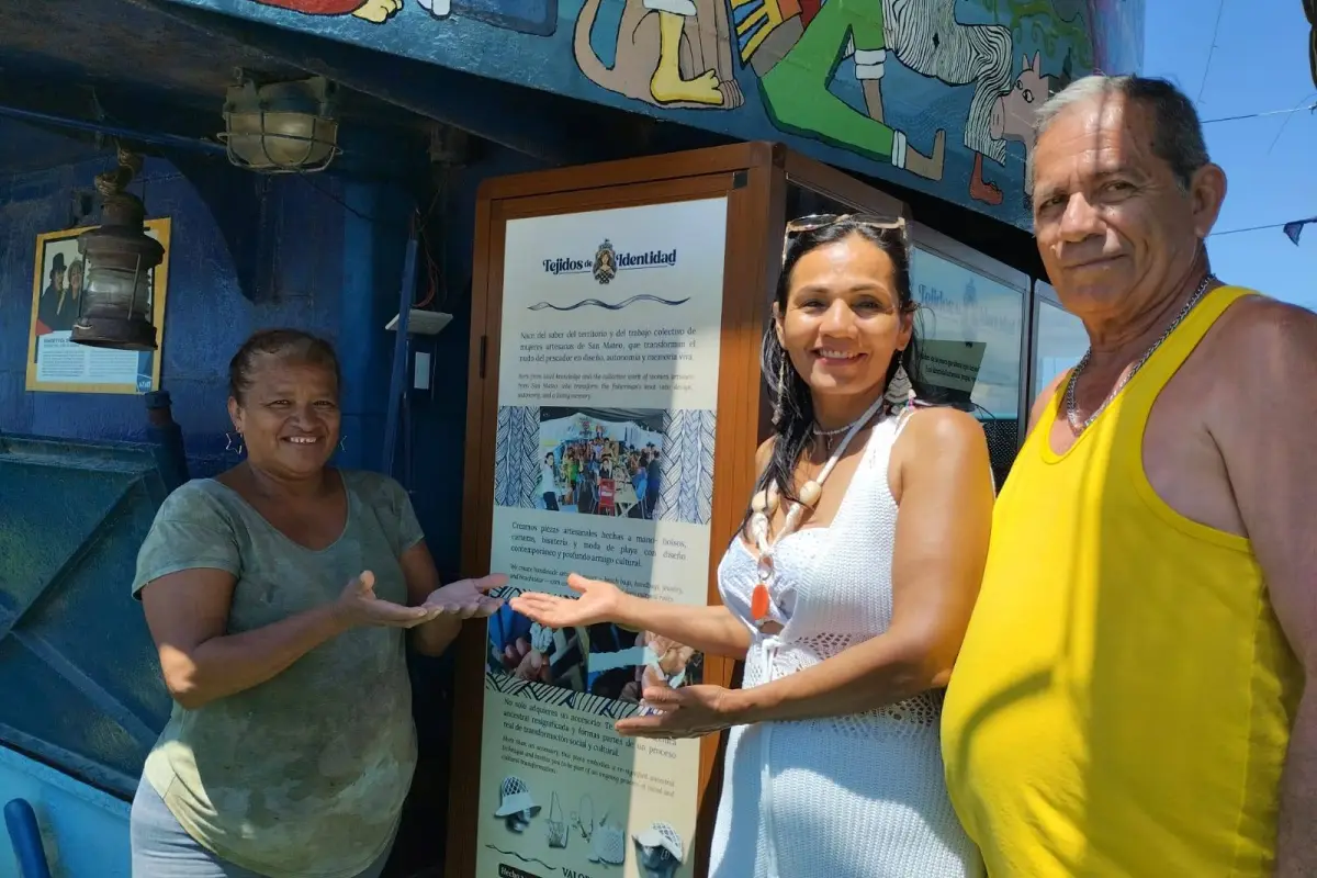 Inauguran tienda física de “Tejidos de Identidad” en el Buque Azart de San Mateo., El Diario