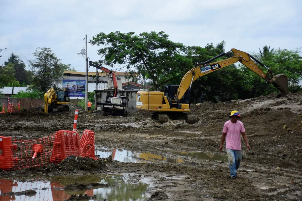 El proyecto MegaHidro es una de las mayores inversiones que se ejecuta en Portoviejo., El Diario