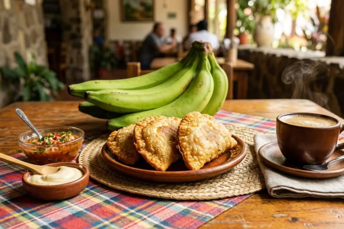 Las empanadas de plátano son parte importante de la gastronomía manabita. 
