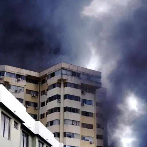 Riesgo de colapso impide ingreso al edificio Multicomercio y afectados no pueden recuperar sus bienes