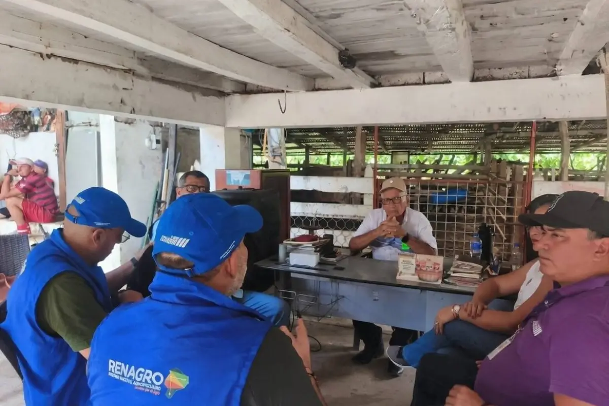 Los técnicos de RENAGRO portarán un chaleco azul durante sus recorridos, César Vélez