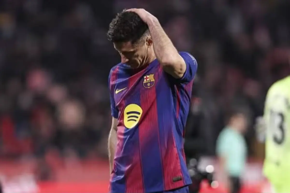 El delantero Robert Lewandowski con el FC Barcelona., Europa Press.