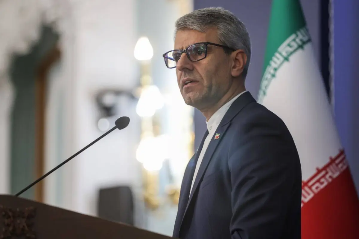 El portavoz del Ministerio de Exteriores iraní, Esmaeil Baqaei.