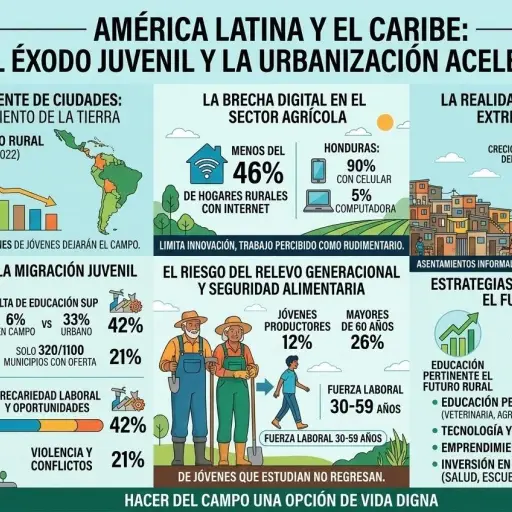 Transformación demográfica en América Latina: El 94% de la población será urbana para el año 2050